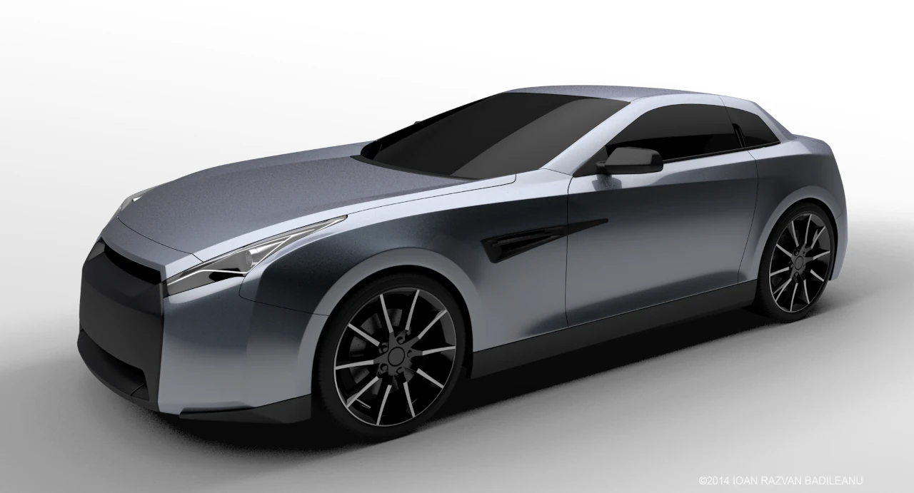 R5 Lynx GT coupe, side profile view
