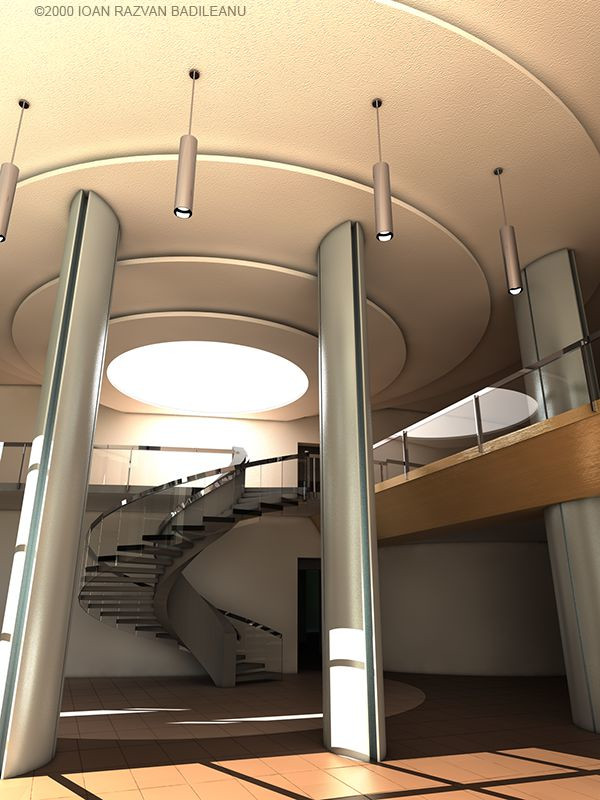 View of the main entrance hall