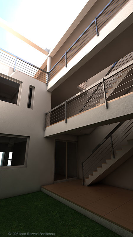 View of the inner courtyard
