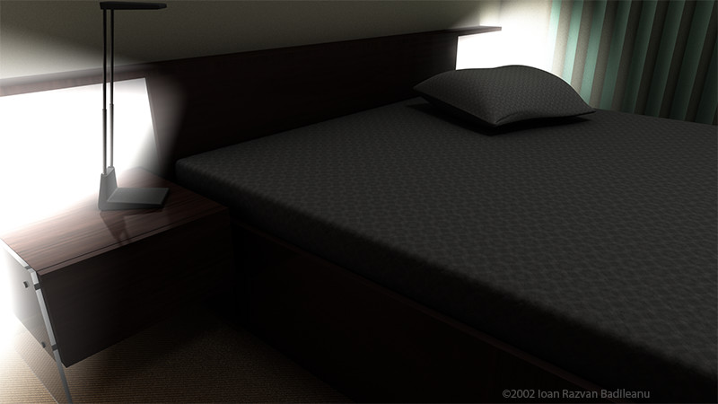 andrei bedroom with furniture nightlight