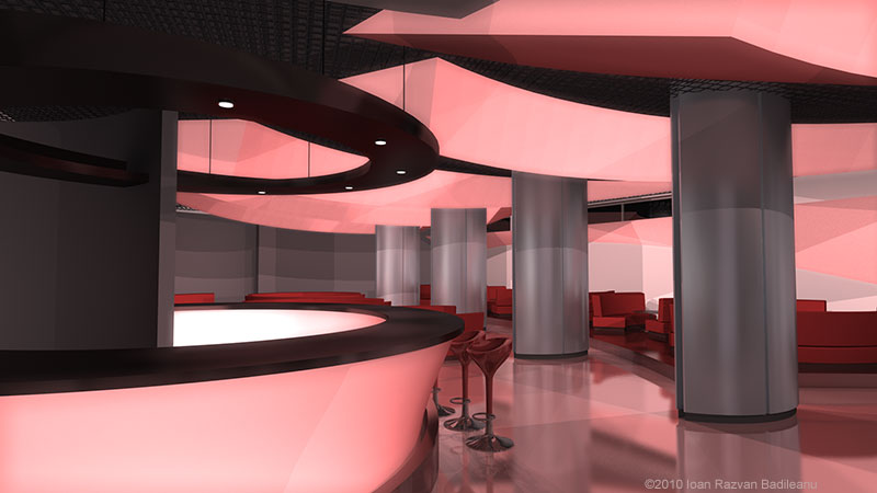 wave bar with red furniture view 01