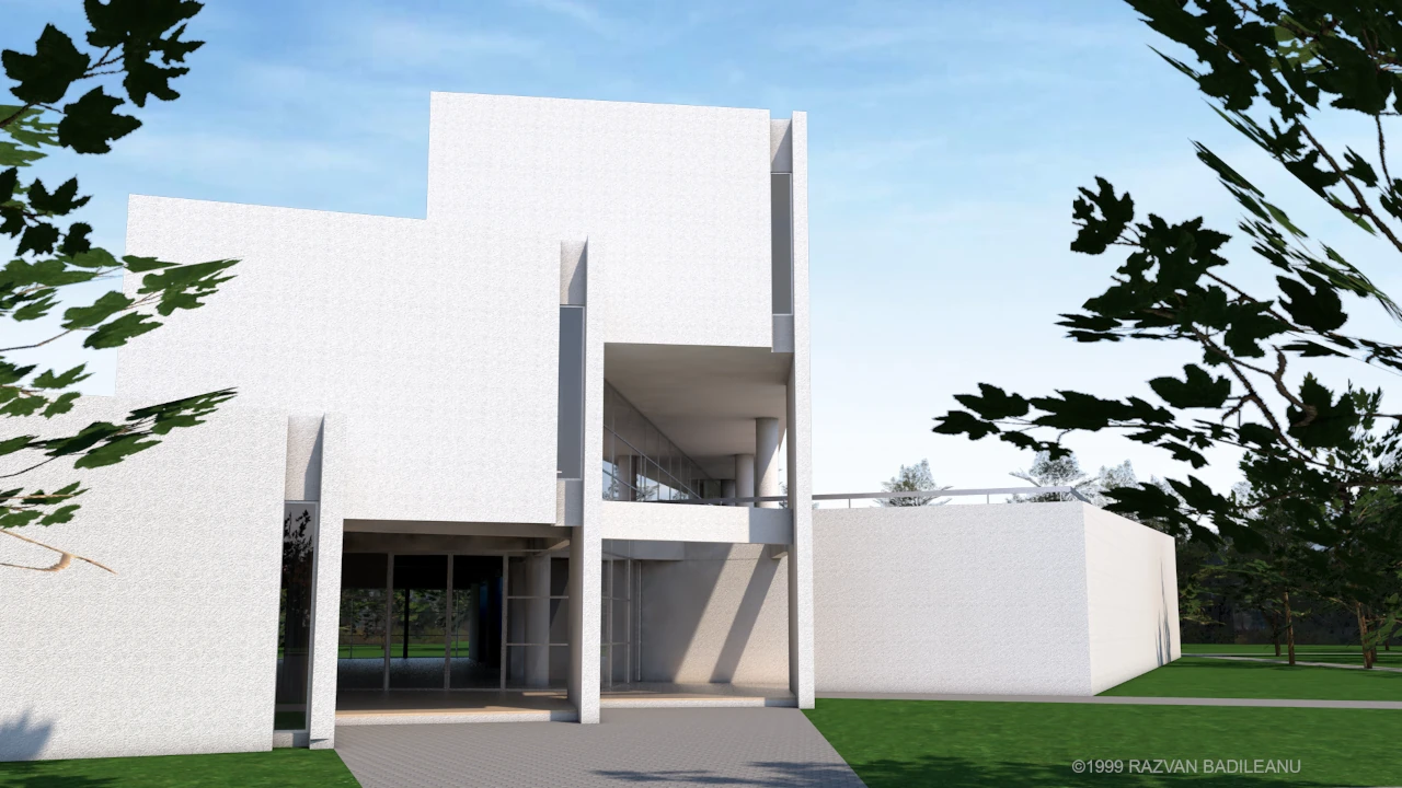 View of the museum's main entrance