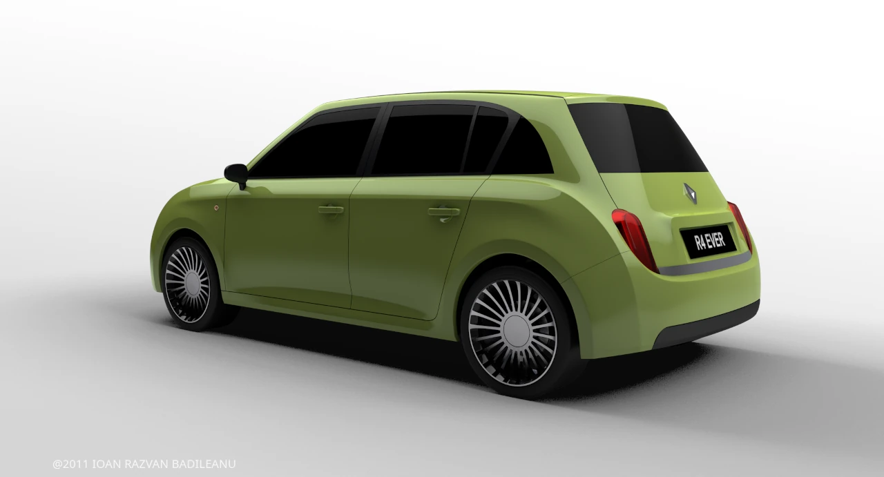 Vedere laterala din spate R4EVER