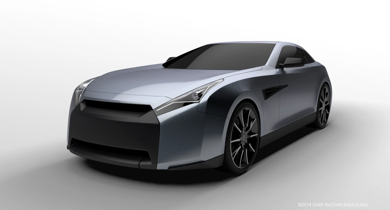 Close-up of the massive R5 Lynx front grille