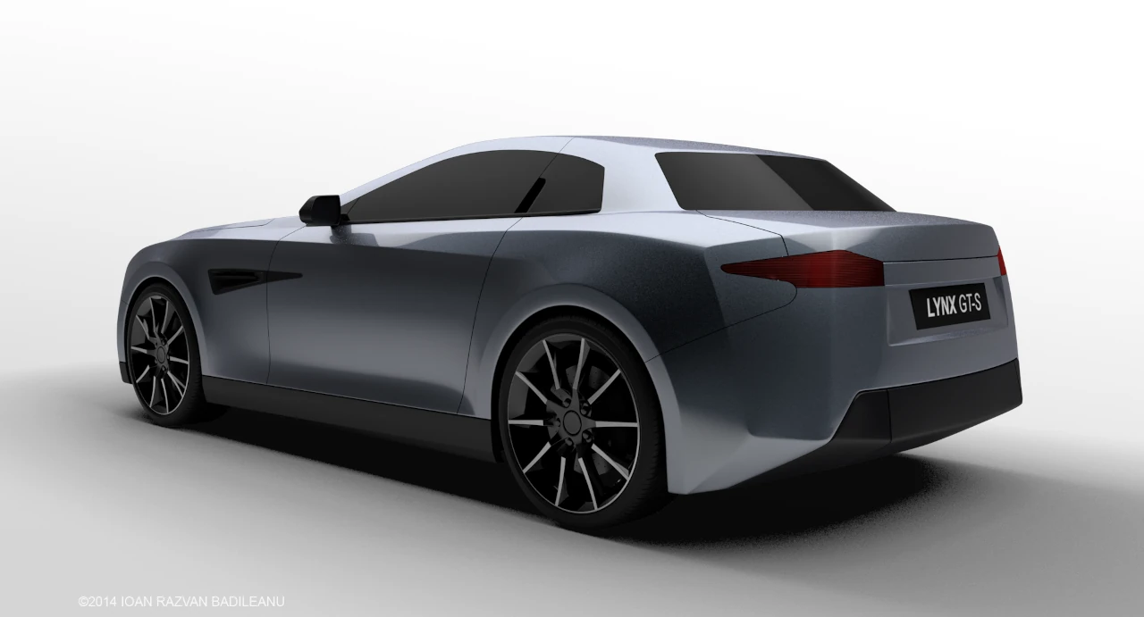 View of the trunk and rear lights R5 Lynx